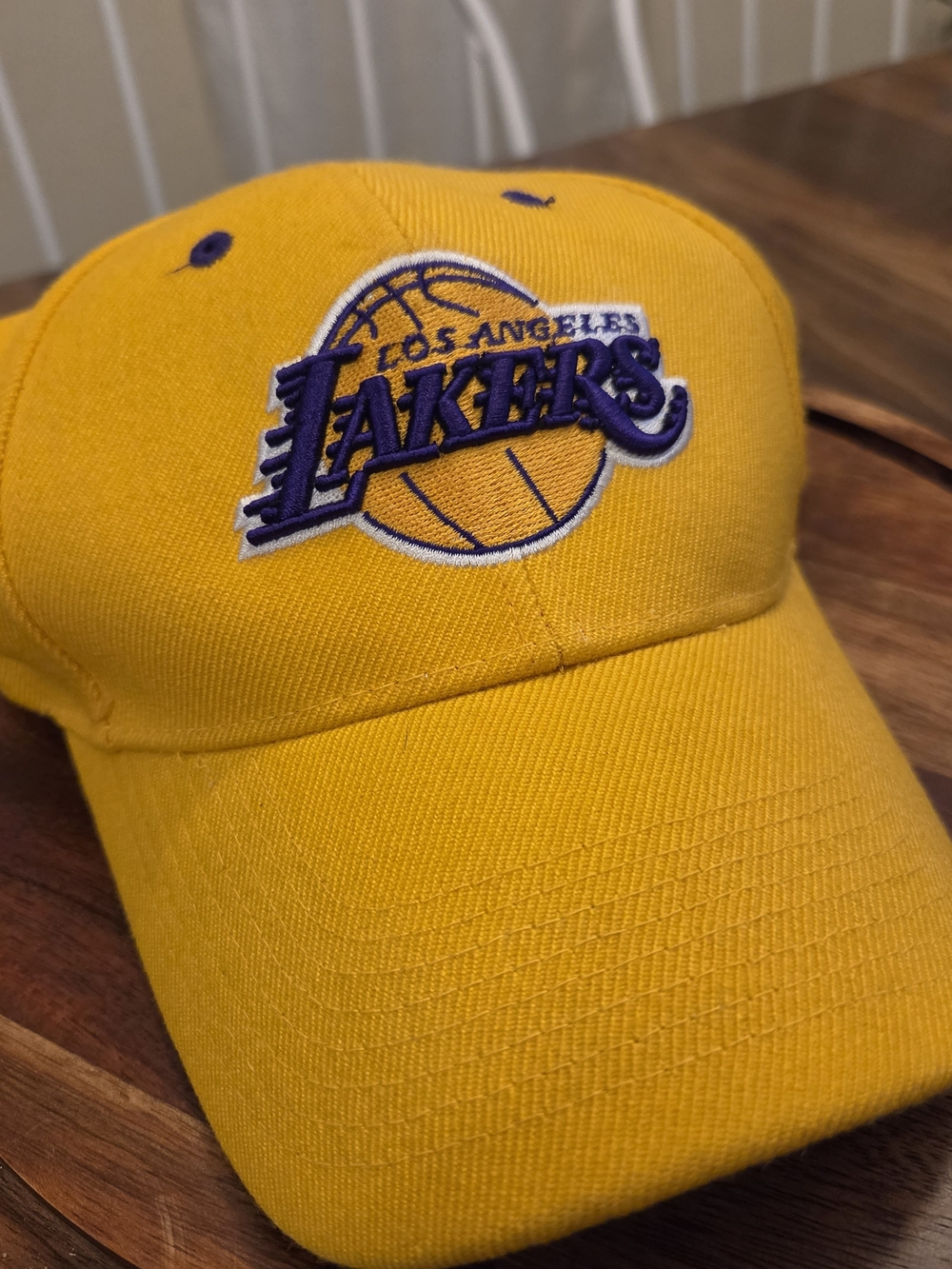 Vintage Los Angeles Lakers Yellow Baseball Cap- REEBOK MADE